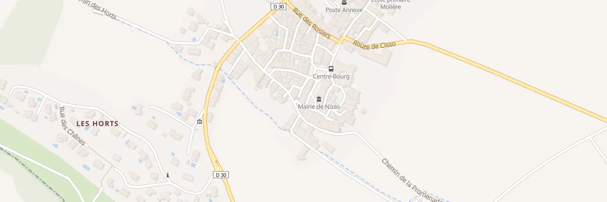 Plan du 1 Rue Tras les Murs à Nizas