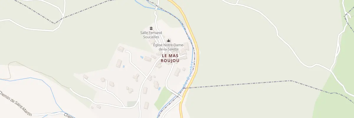 Plan du 11 Pl La Fontaine Mas Roujou à Lieuran-Cabrières