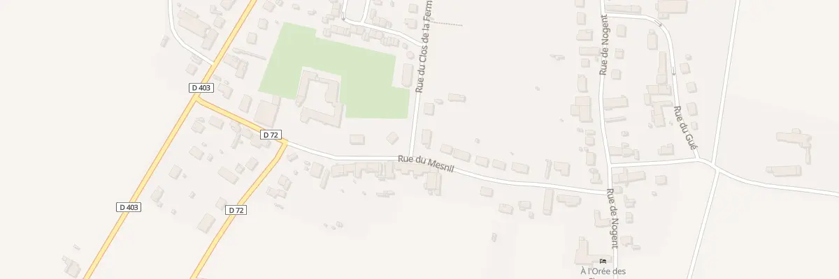 Plan du 11 Rue du Clos de la Ferme à Villiers-Saint-Georges