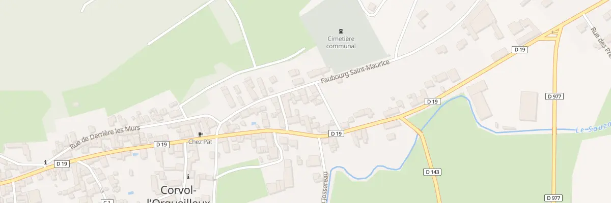 Plan du 208 Rue de la Fontaine à Corvol-l’Orgueilleux
