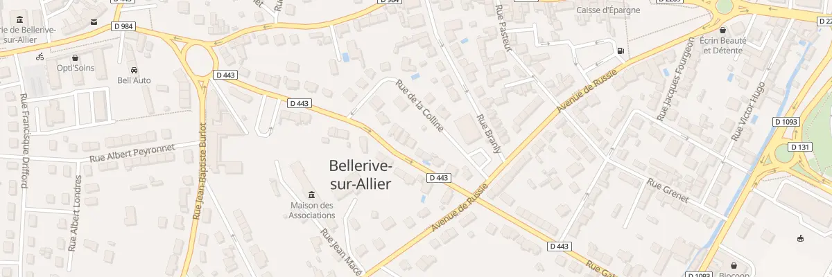 Plan du 43 Rue Gabriel Ramin à Bellerive-sur-Allier
