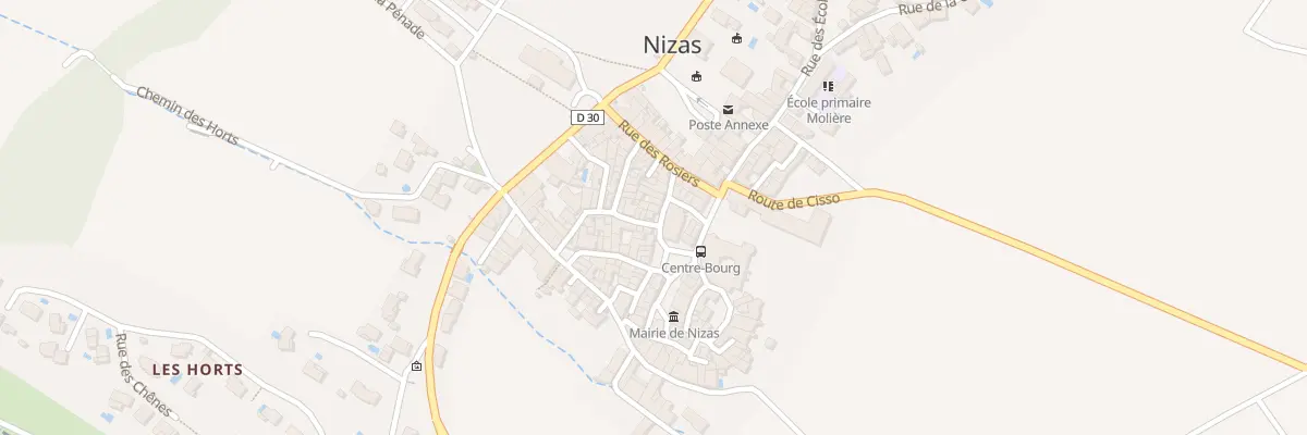 Plan du 1 Rue de l’Eglise à Nizas