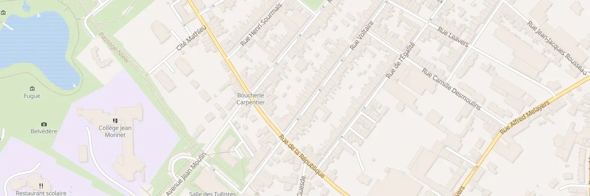 Plan du 9 Rue Voltaire à Caudry