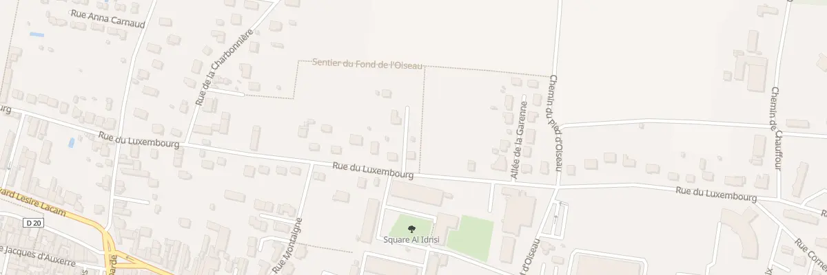 Plan du 63 Rue du Luxembourg à Joigny
