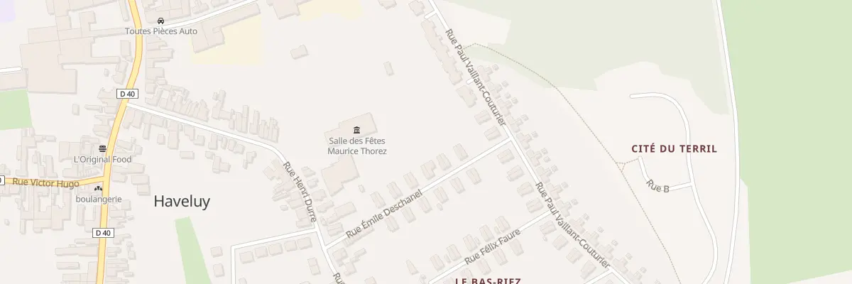Plan du 8 Rue Emile Deschanel à Haveluy
