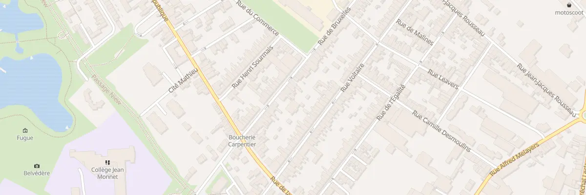 Plan du 30 Rue de Bruxelles à Caudry