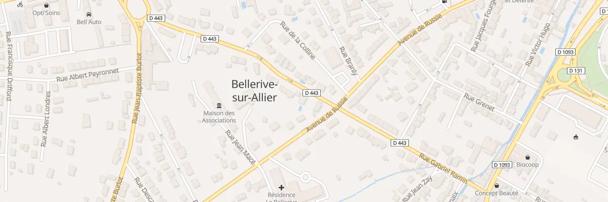 Plan du 28 Rue Gabriel Ramin à Bellerive-sur-Allier