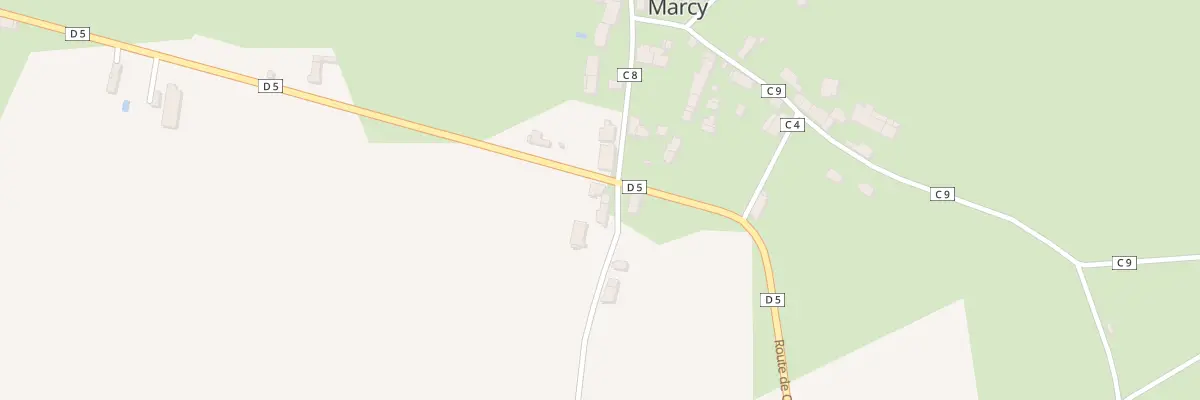 Plan du 2 Rte de Chevannes à Marcy