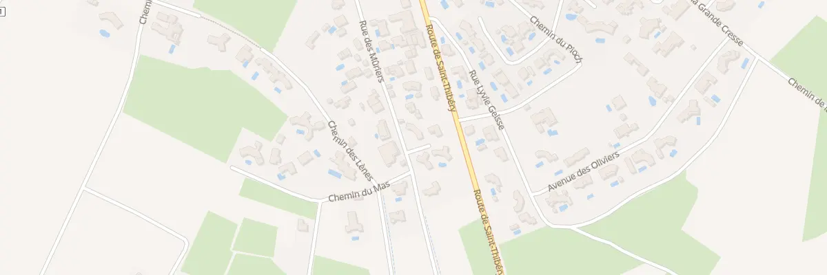 Plan du 29 Rue des Muriers à Nézignan-l’Évêque
