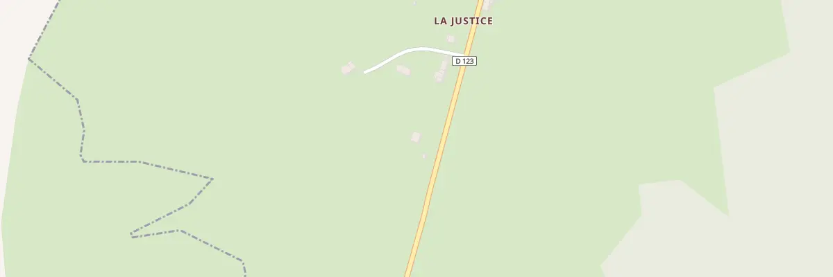 Plan du 16 La Justice à Trois-Vèvres