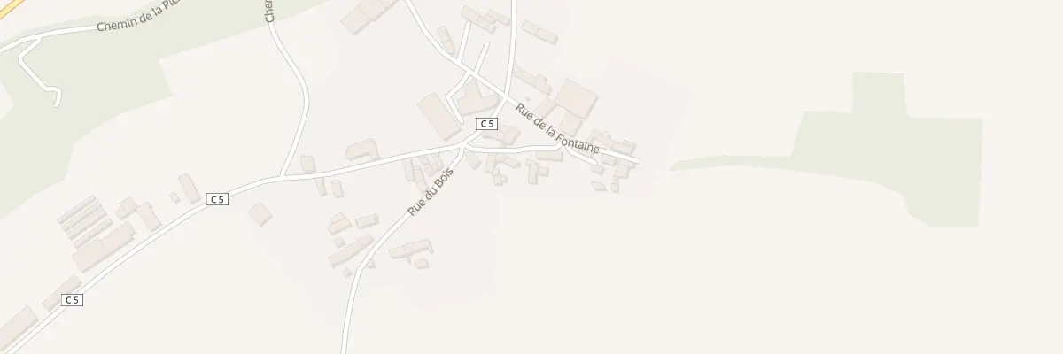 Plan du 8 Rue de la Fontaine Taingy aux Hauts de Forterre