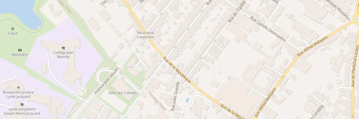 Plan du 4 Rue Voltaire à Caudry