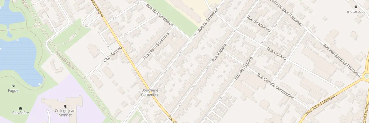 Plan du 34 Rue de Bruxelles à Caudry