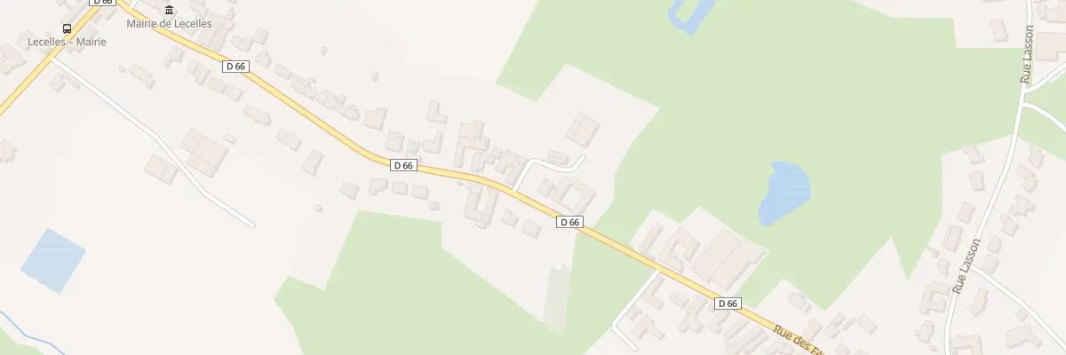 Plan du 3040 Rue des Fèves à Lecelles