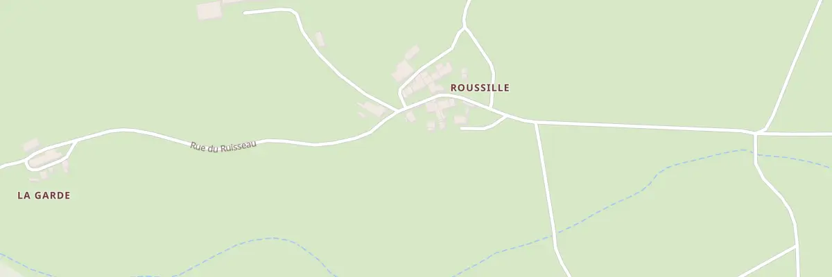 Plan du 13 Rue des Jonquilles à Champagnat-le-Jeune