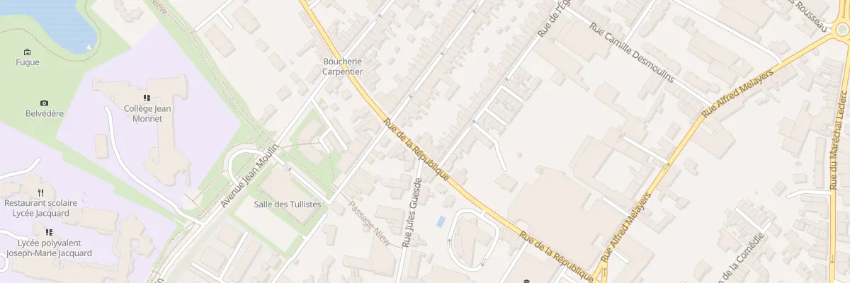 Plan du 64 Rue de la République à Caudry