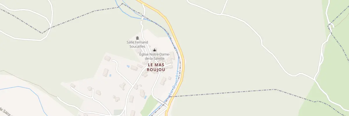 Plan du 5091 Hameau de Roujou à Lieuran-Cabrières