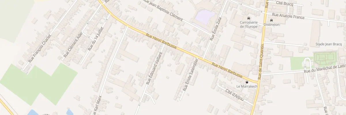 Plan du 55 Rue Henri Barbusse à Caudry