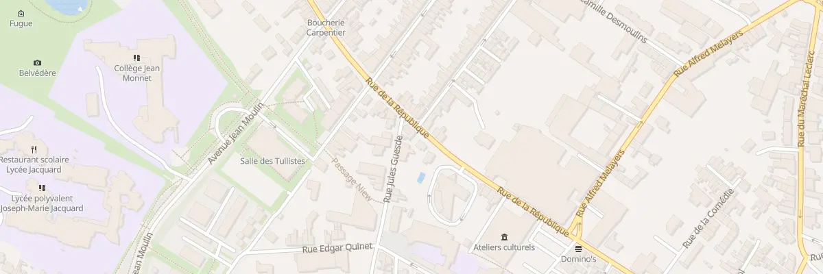Plan du 55 Rue de la République à Caudry