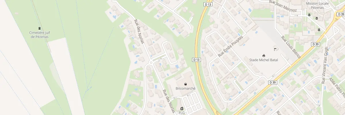 Plan du 9 Rue des Balcons de l’Estang à Pézenas