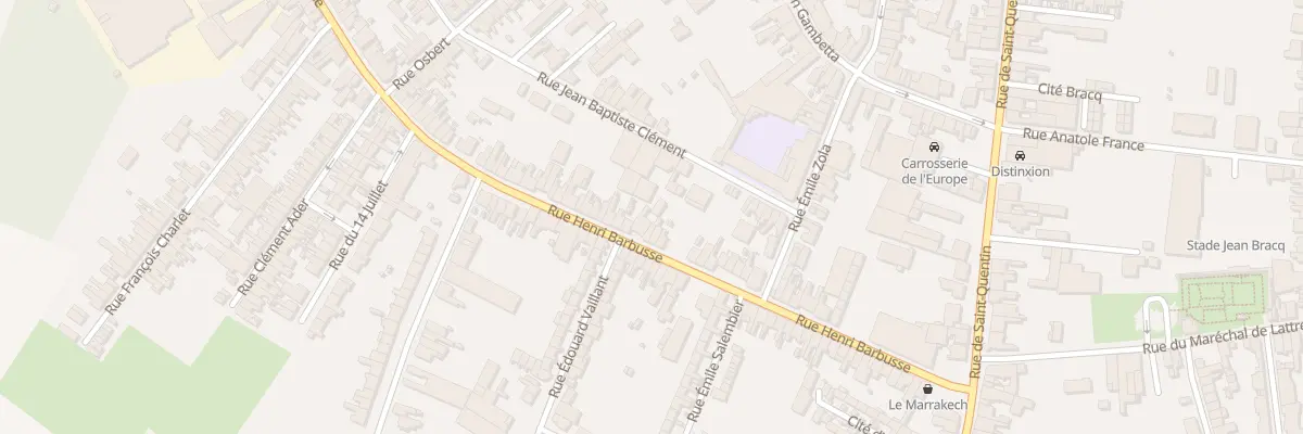 Plan du 48 Rue Henri Barbusse à Caudry