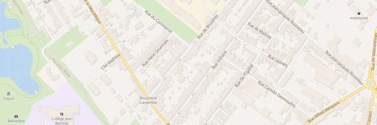Plan du 40 Rue de Bruxelles à Caudry