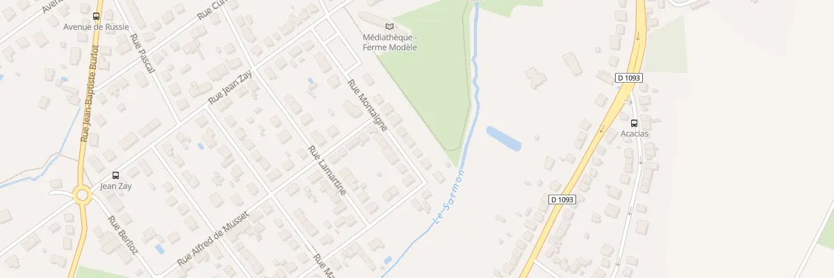 Plan du 8 Rue Montaigne à Bellerive-sur-Allier
