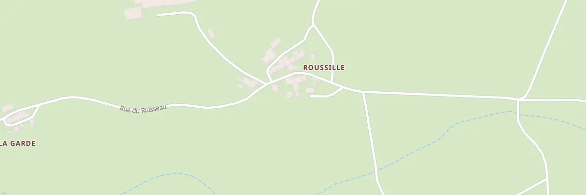 Plan du 5078 Roussille à Champagnat-le-Jeune