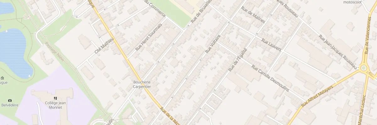Plan du 31 Rue Voltaire à Caudry