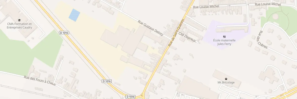 Plan du 274 Rue de Saint-quentin à Caudry