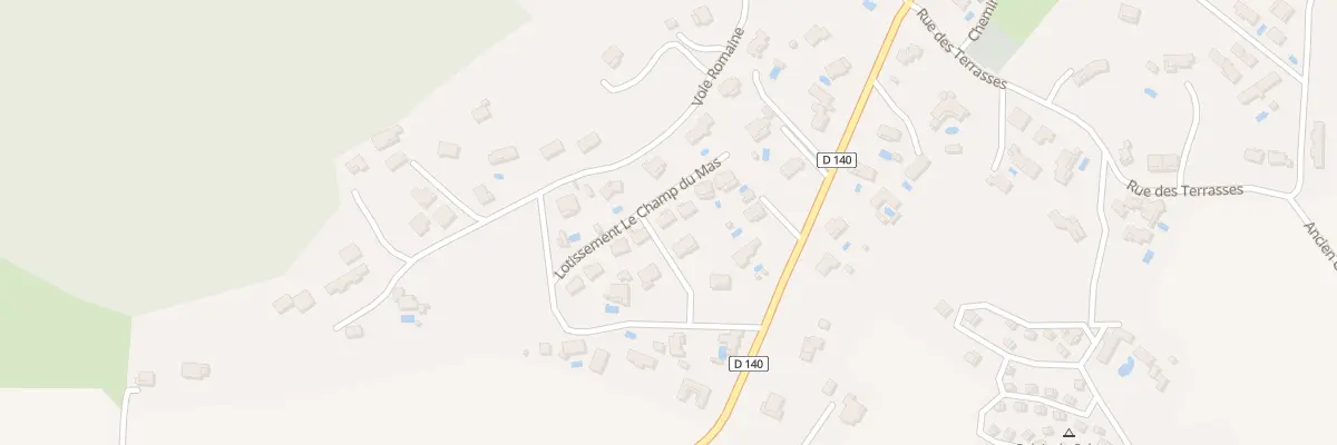 Plan du 3 Lot le Champ du Mas au Bosc