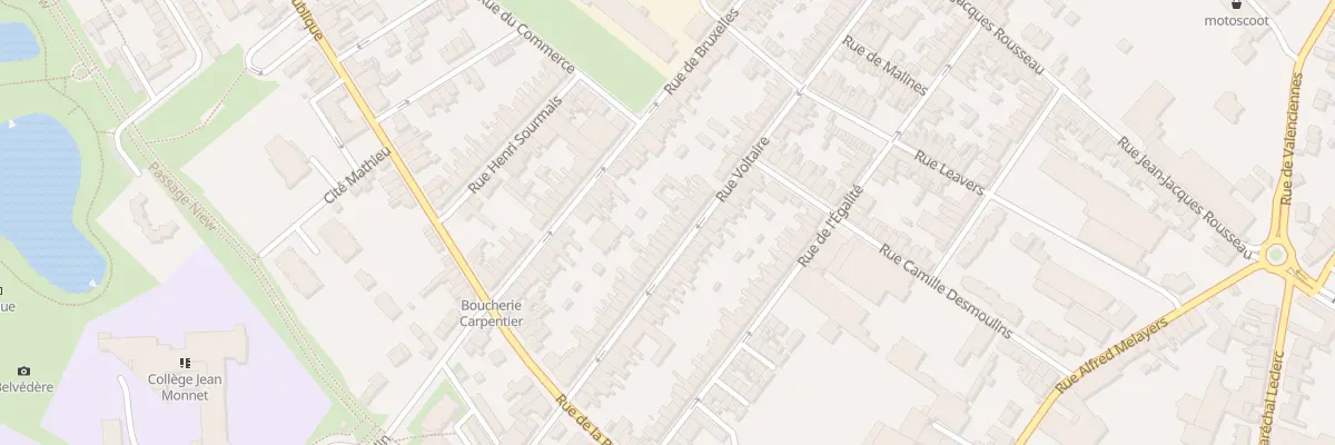 Plan du 35 Rue Voltaire à Caudry