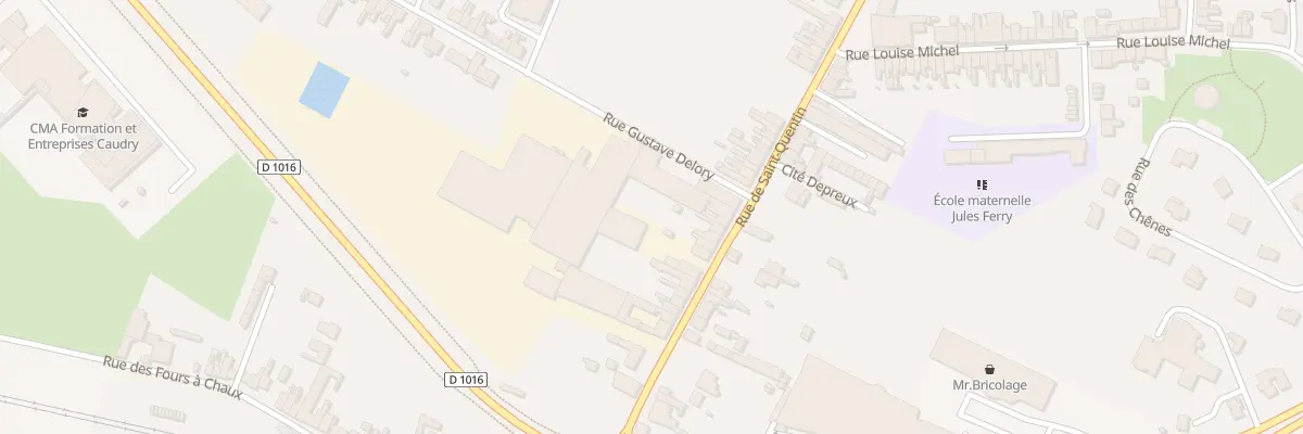 Plan du 270 Rue de Saint-quentin à Caudry