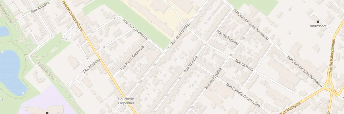 Plan du 48 Rue de Bruxelles à Caudry
