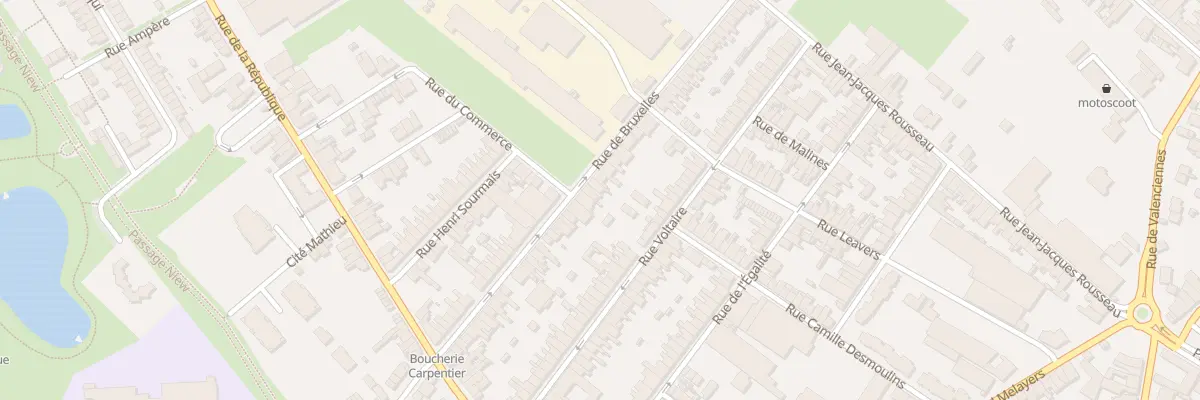 Plan du 50 Rue de Bruxelles à Caudry