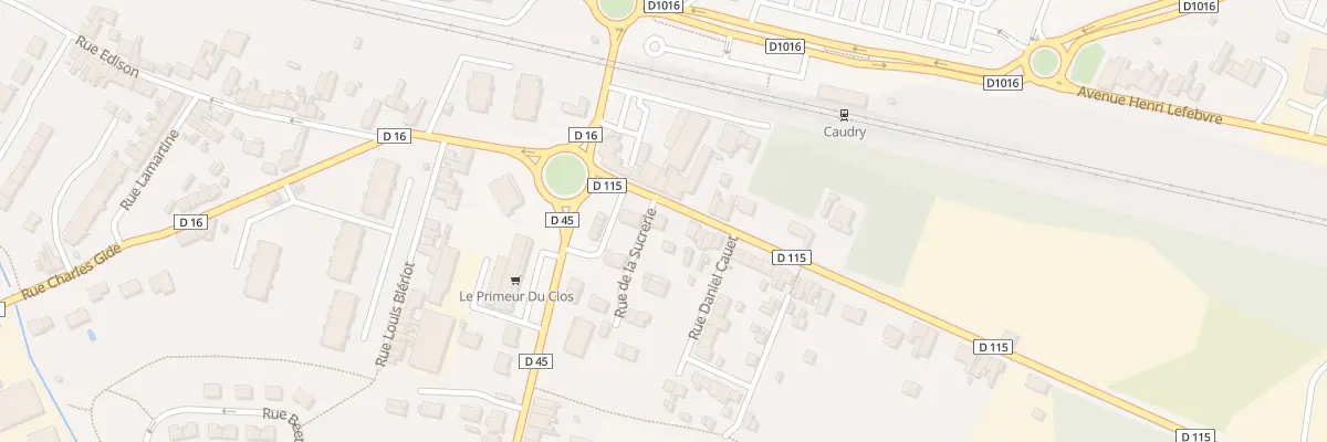 Plan du 10 Rue de la Sucrerie à Caudry
