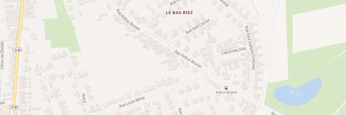 Plan du 38 Rue Arthur Brunet à Haveluy