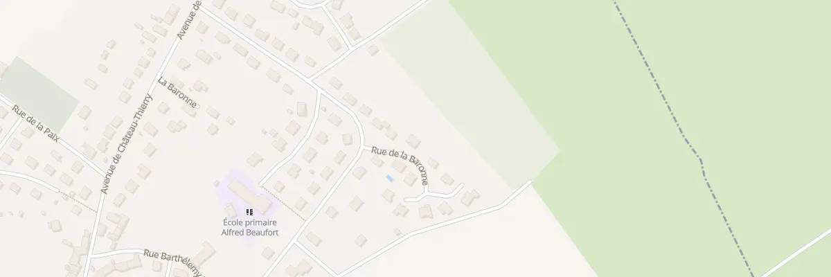 Plan du 27 Rue de la Baronne à Nogentel