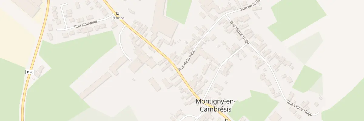Plan du 10 Rue Jean Jaurès à Montigny-en-Cambrésis