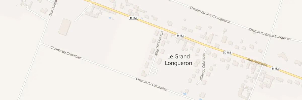 Plan du 5 All des Champs à Champlay