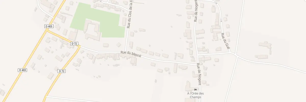 Plan du 17 Rue du Mesnil à Villiers-Saint-Georges