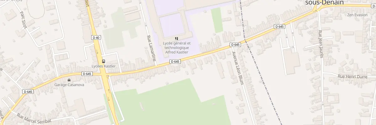 Plan du 160 Rue Paul Elie Casanova à Denain