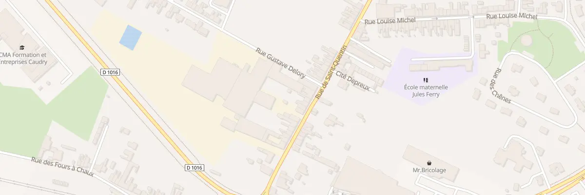 Plan du 268 Rue de Saint-quentin à Caudry