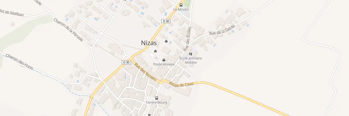 Plan du 19 Rue des Ecoles à Nizas