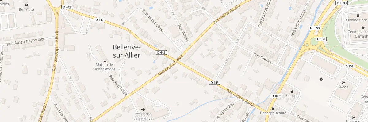 Plan du 33 Rue Gabriel Ramin à Bellerive-sur-Allier