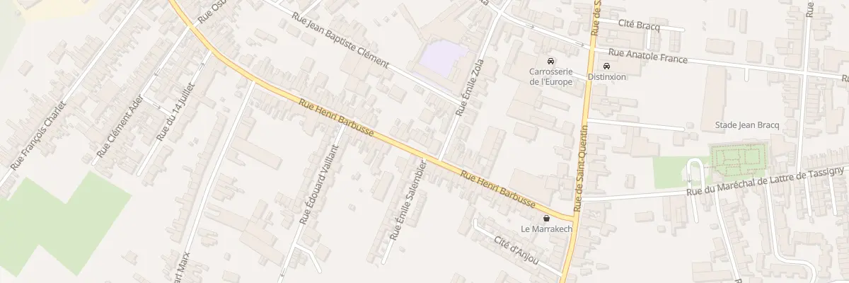 Plan du 26 Rue Henri Barbusse à Caudry