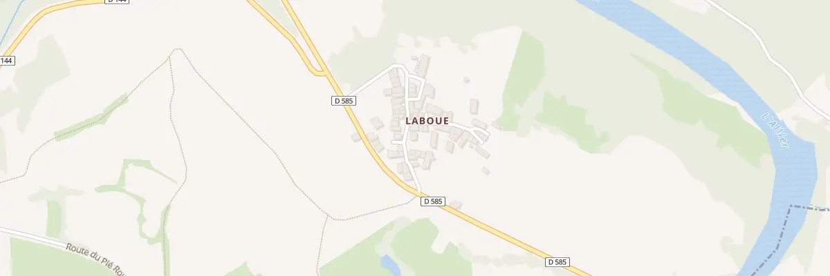 Plan du 5200 Laboue à Blassac
