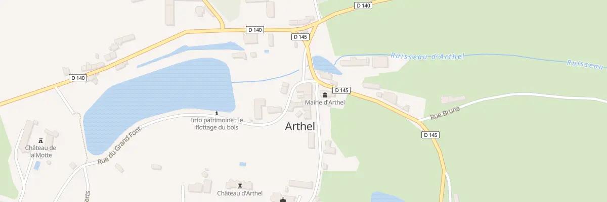 Plan du 66 Le Bourg à Arthel