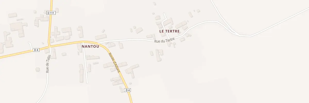 Plan du 8 Rue du Tertre à Pourrain