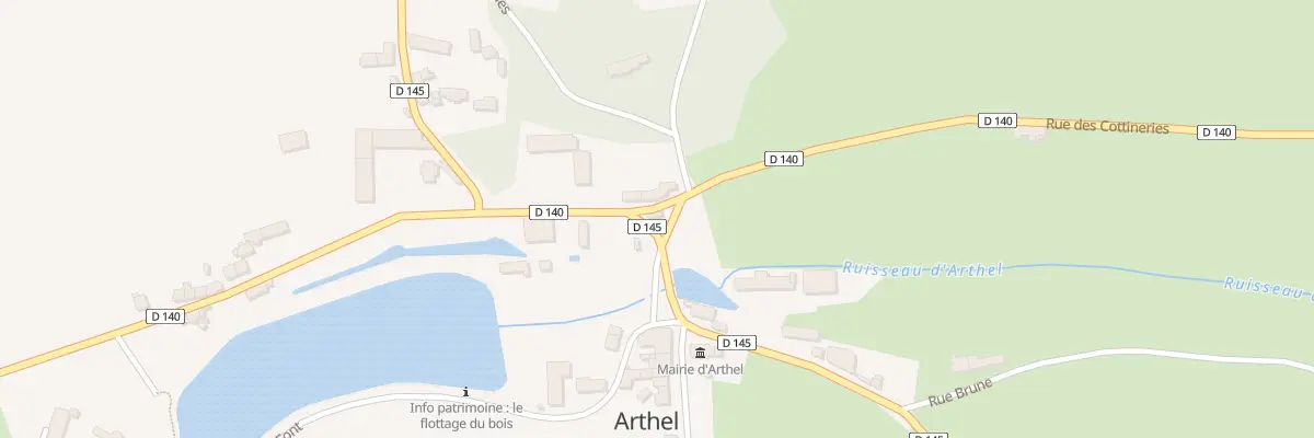 Plan du 61 Le Bourg à Arthel